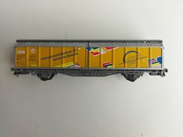 Schiebewandwagen Typ Hbbillns der SBB von Roco H0, GS