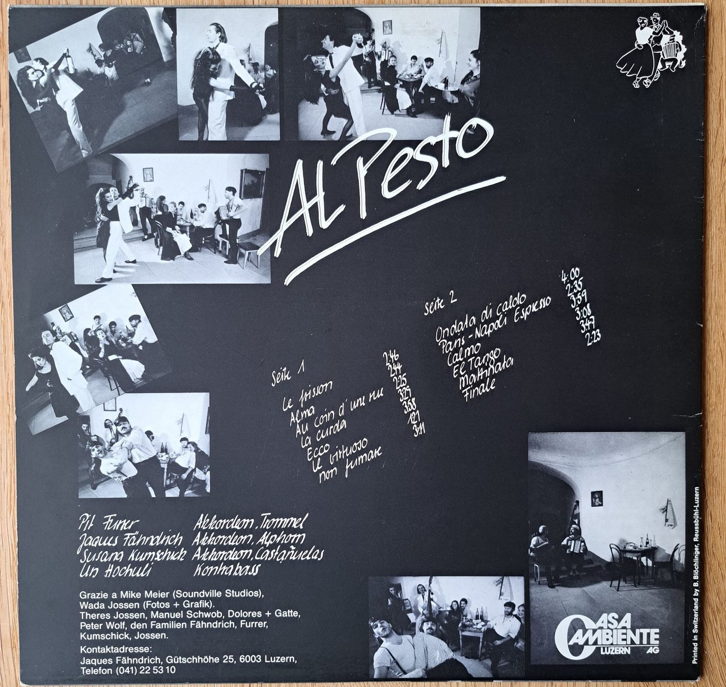 Dischi in vinile: Al Pesto - Same (CH Kult) – Usato da Meggen venduto da Ricardokoch 1