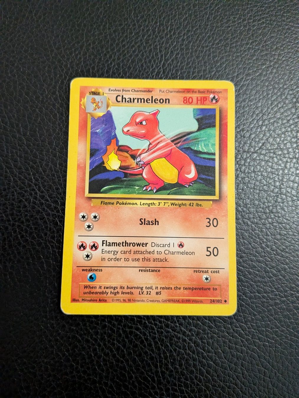 Pokémon Carte collezionabili: 1999 Base Set Charmeleon 24/102 Ab 1 – Usato da Paradiso venduto da Pkmn10