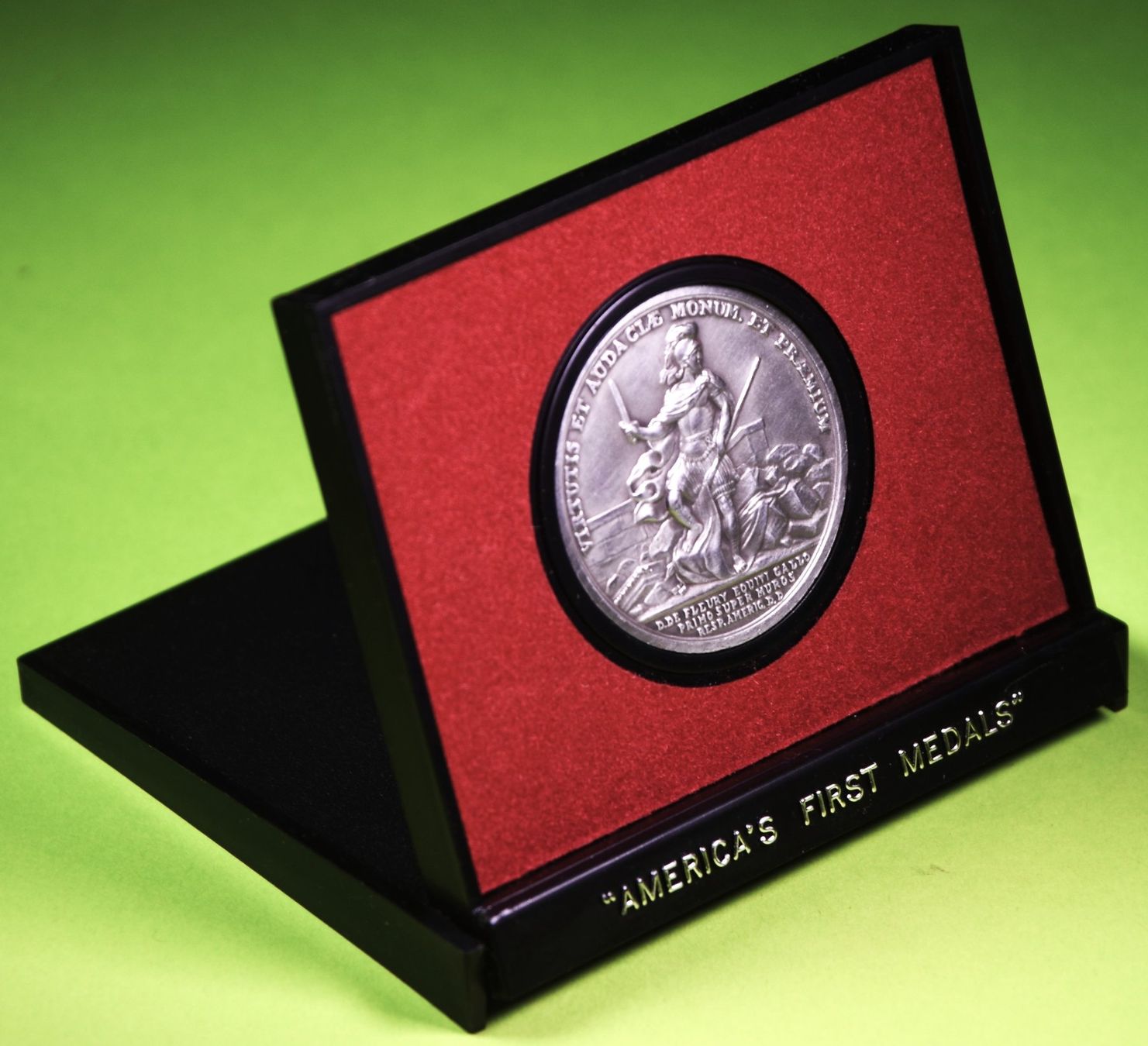Medaillen: 1980 / AMERIKA / COLONEL DE FLEURY IN ORIGINALBOX ! – Neu (gemäss Beschreibung) aus Luzern von piro12 6