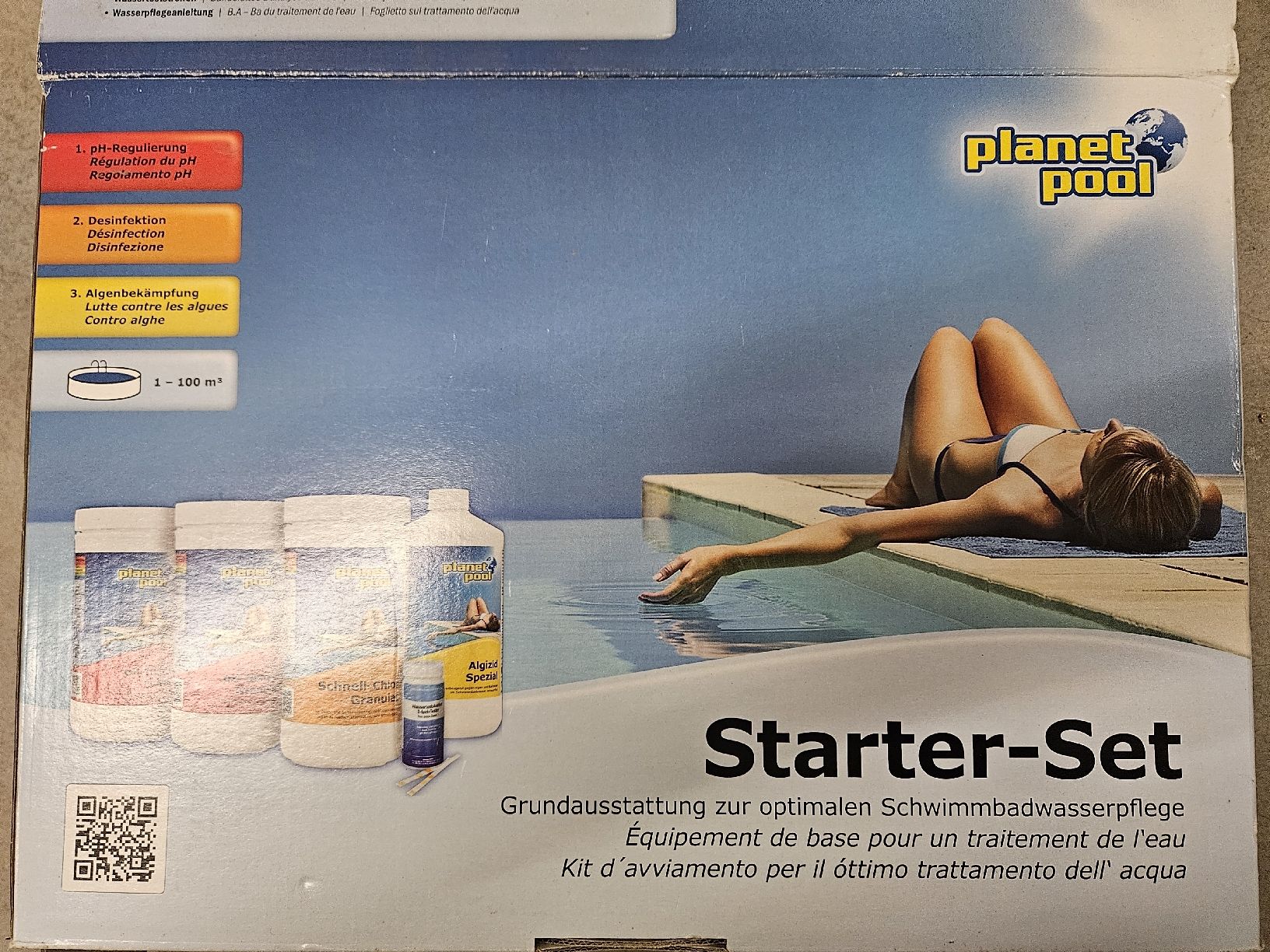 Schwimmbad: Planet Pool Starterset Chlor – Gebraucht aus Vaduz von Simibimi 1