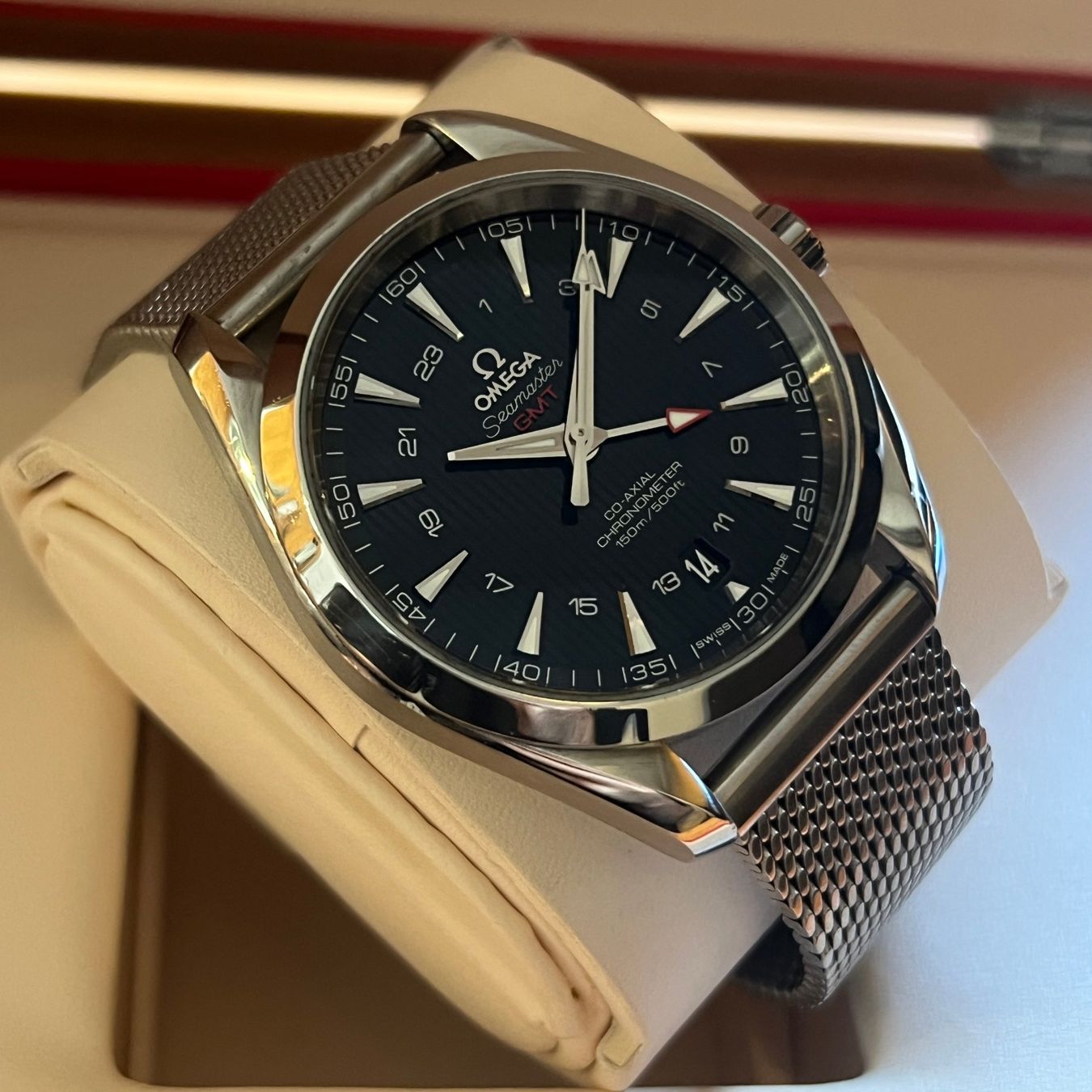 Omega Orologi: Omega Seamaster Aqua Terra Automatic GMT Date Full Set 231 – Usato da Carouge GE venduto da Watchaser 7