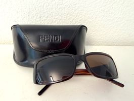 FENDI Sonnenbrille FS300 Vintage Zucca-Muster Schildpatt