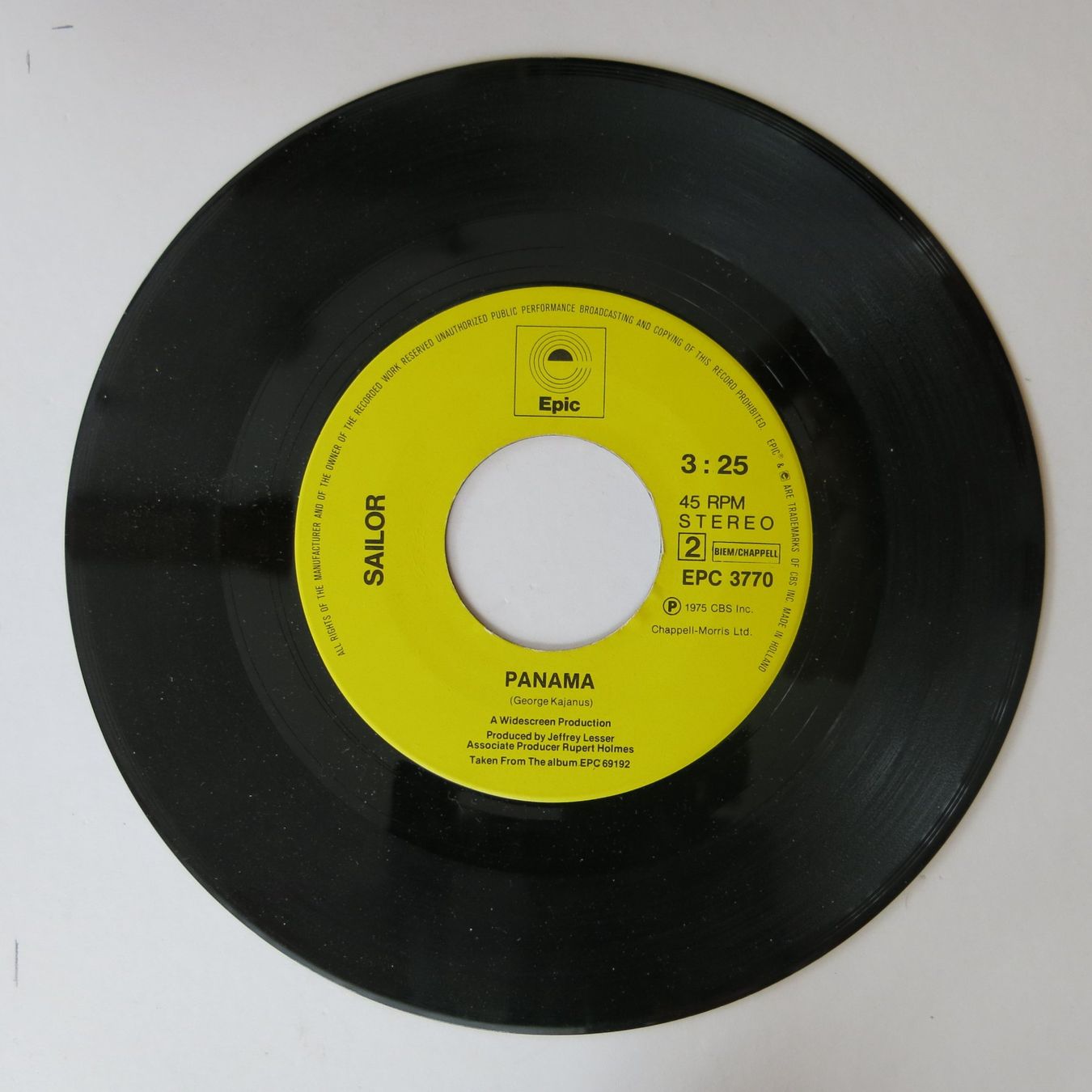 Dischi in vinile: Vinyl-Single 7" Sailor – Usato da Bözen venduto da Keramik22 3