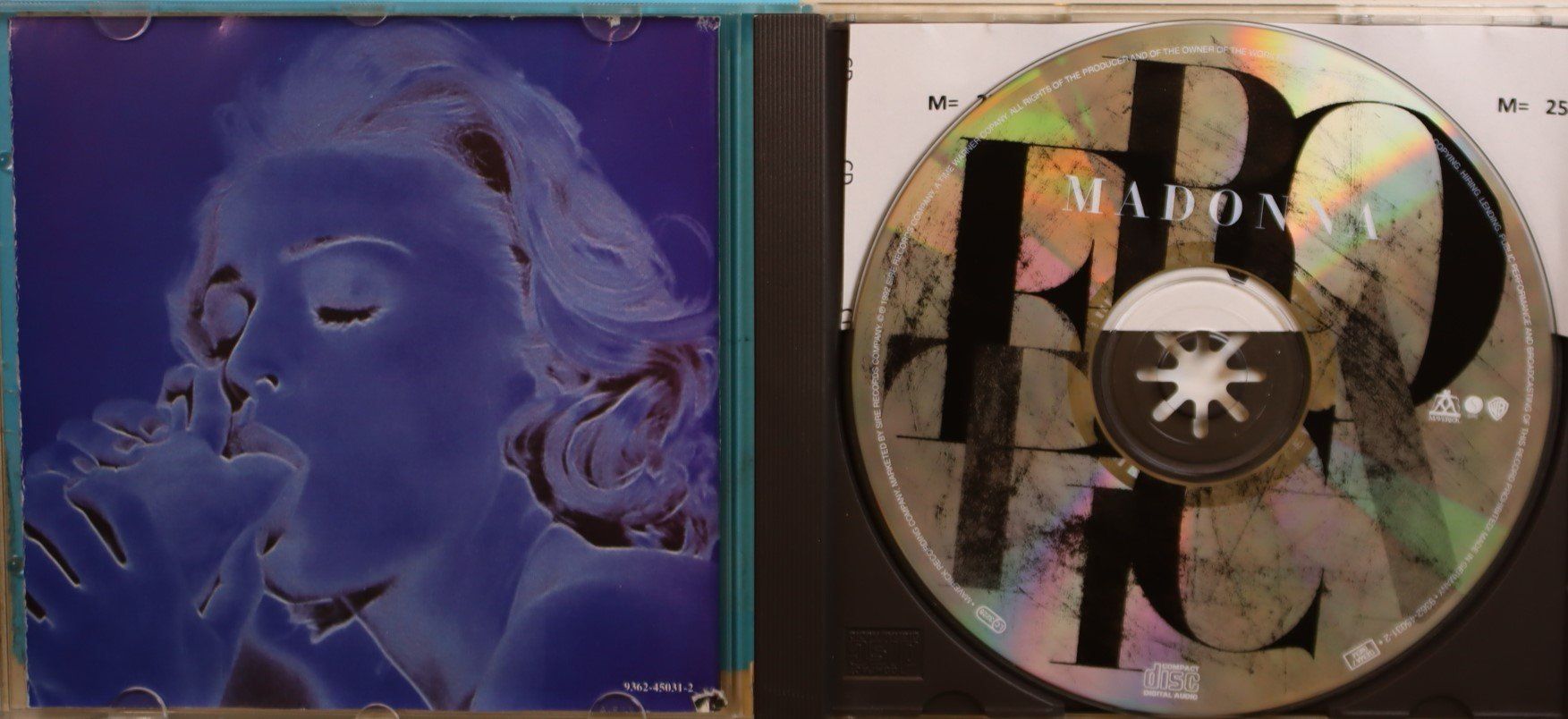 CDs: Madonna – Erotica – Gebraucht aus Luzern von CONTENTI 1