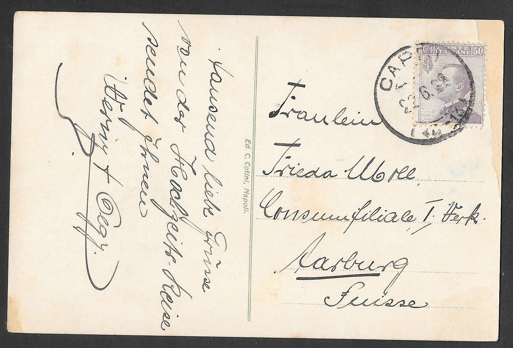 Cartoline postali: Capri Panorama da via Tragara – Usato da Olten venduto da clotaldi 1