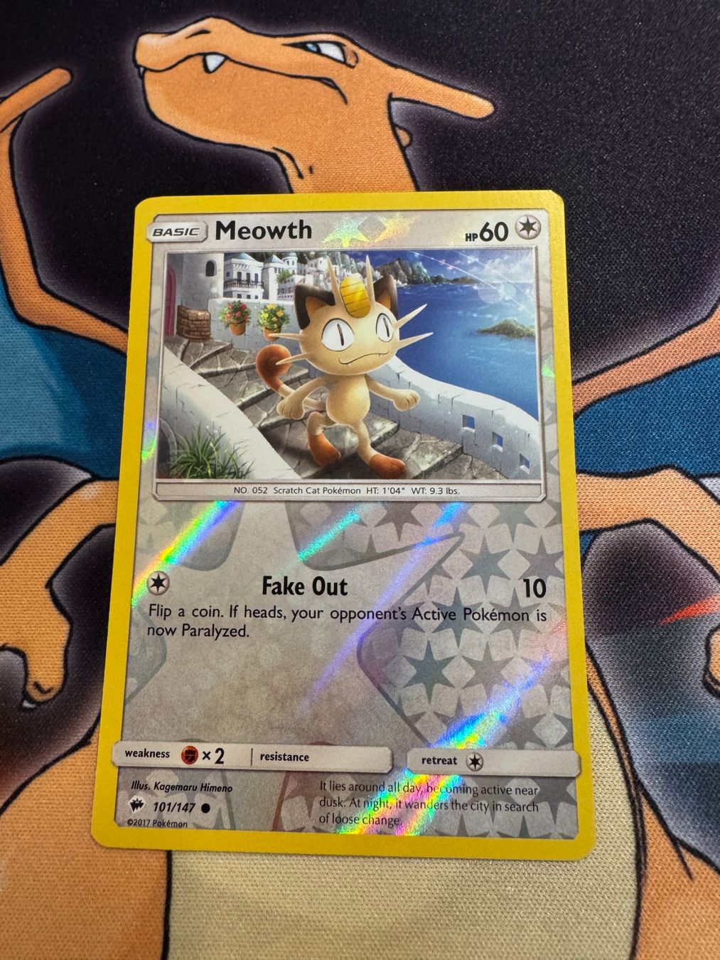 Pokémon Sammelbilder & Trading cards: Meowth (BUS 101) - Reverse Holo - Burning Shadows – Neu (gemäss Beschreibung) aus Bülach von Pfrenzel