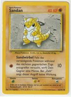 Pokémon SANDAN (62/102), Basis Base Set 1999