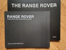 RANGE ROVER Prospekt-Konvolut 2011 2012 brochure lot CH dt.
