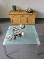 Rolf Benz 8630 Design-Salontisch – Mattglas/Alu – TOP