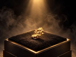 Goldnugget + UNIKAT + mit Aussehen eines Drachenschädels