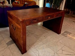 Exclusiv Leder Schreibtisch 