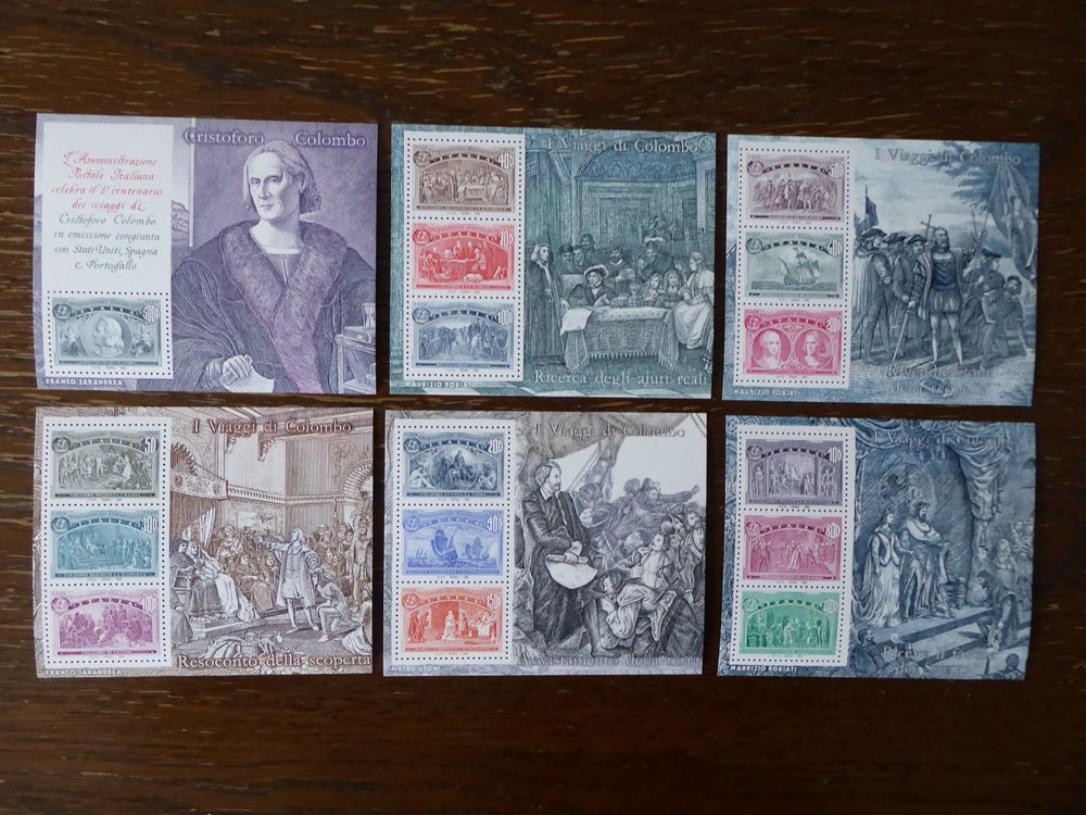 Italien Block14 Briefmarke ** Postfrisch MNH – 1992 Entdeckung Amerikas, Sammlerstück Von Prophila