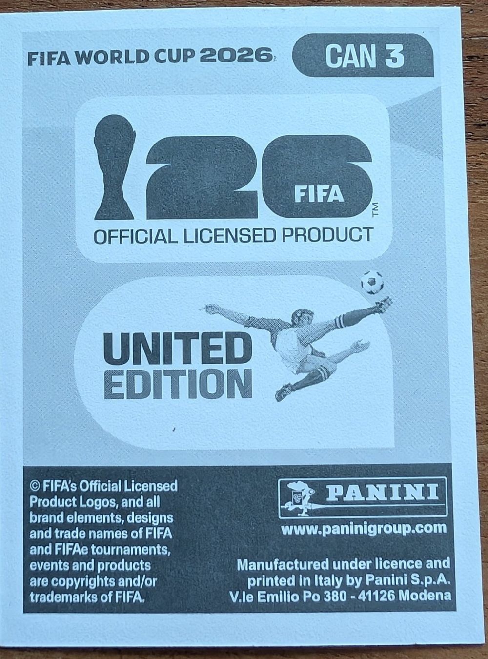 Panini Sammelbilder & Trading cards: wm 2026 panini bild alphonso Davies can 3 – Neu (gemäss Beschreibung) aus Zürich von Milk-and-Chicken 1