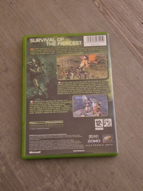 Microsoft Spiele: 💥Xbox / Aliens Versus Predator: Extinction - ab 1.-- – Gebraucht aus Volken von Ratcatcher 1