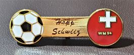 Q153 - Pin Fussball WM 1994 USA Hopp Schwiiz Schweiz
