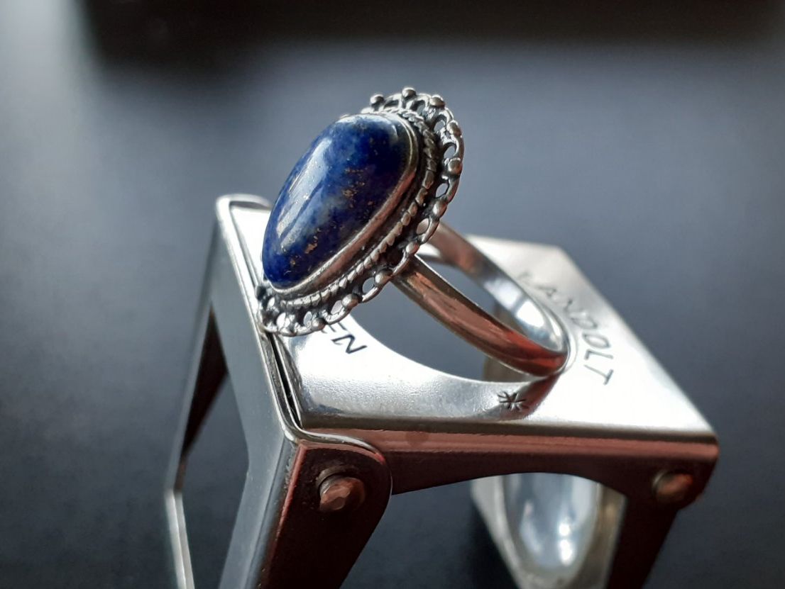 Anelli: Ring Silber Lapislazuli – Usato da Mörschwil venduto da wunderkiste44 5