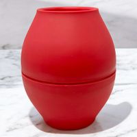 Vase anti-renversement "Diabol'o" - rouge