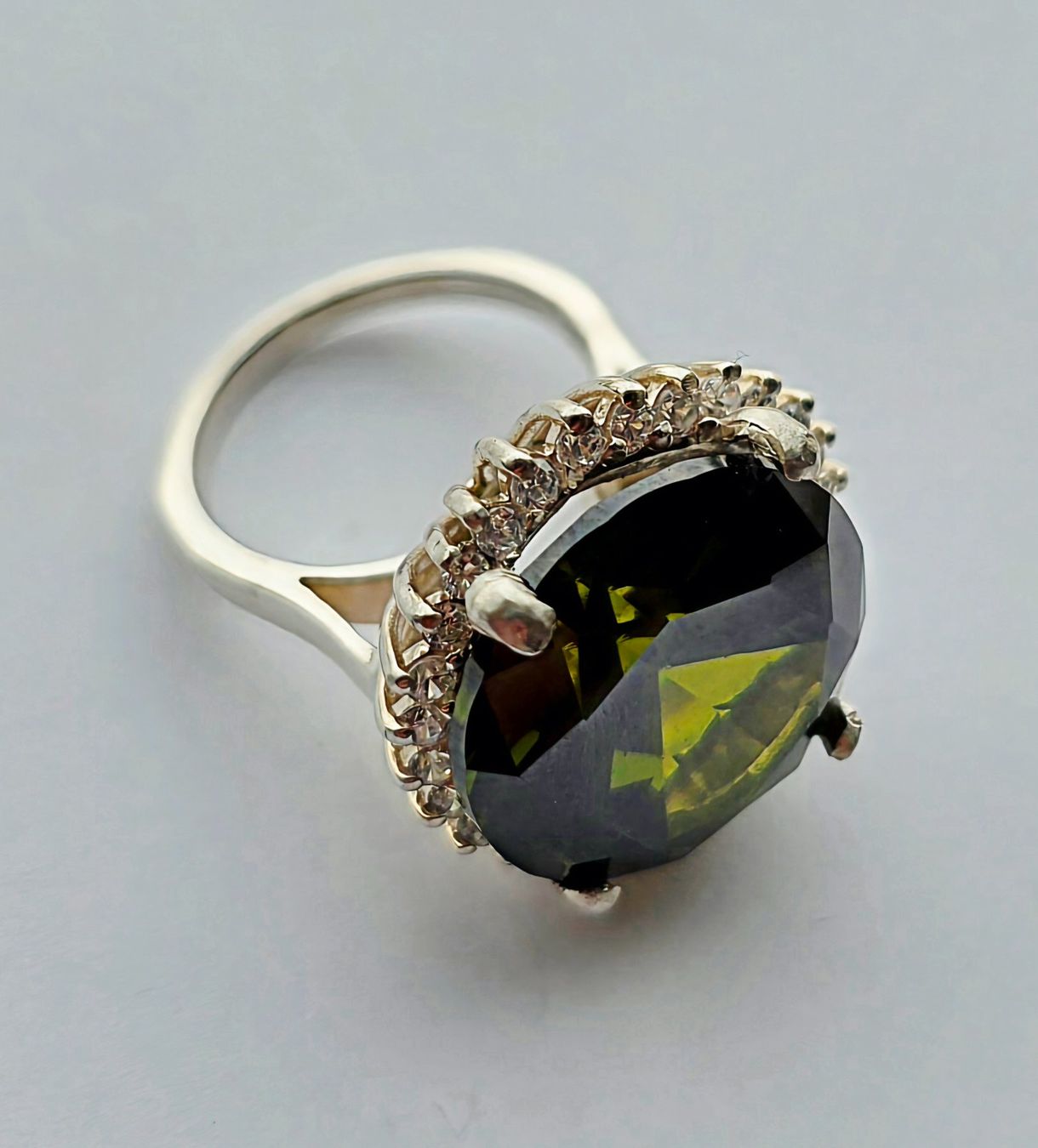 Anelli: Fingerring grüner Topas – Nuovo (secondo la descrizione) da Zürich venduto da Benedikt21 1