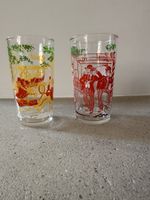 Vintage drinking glasses - Packard & Buick