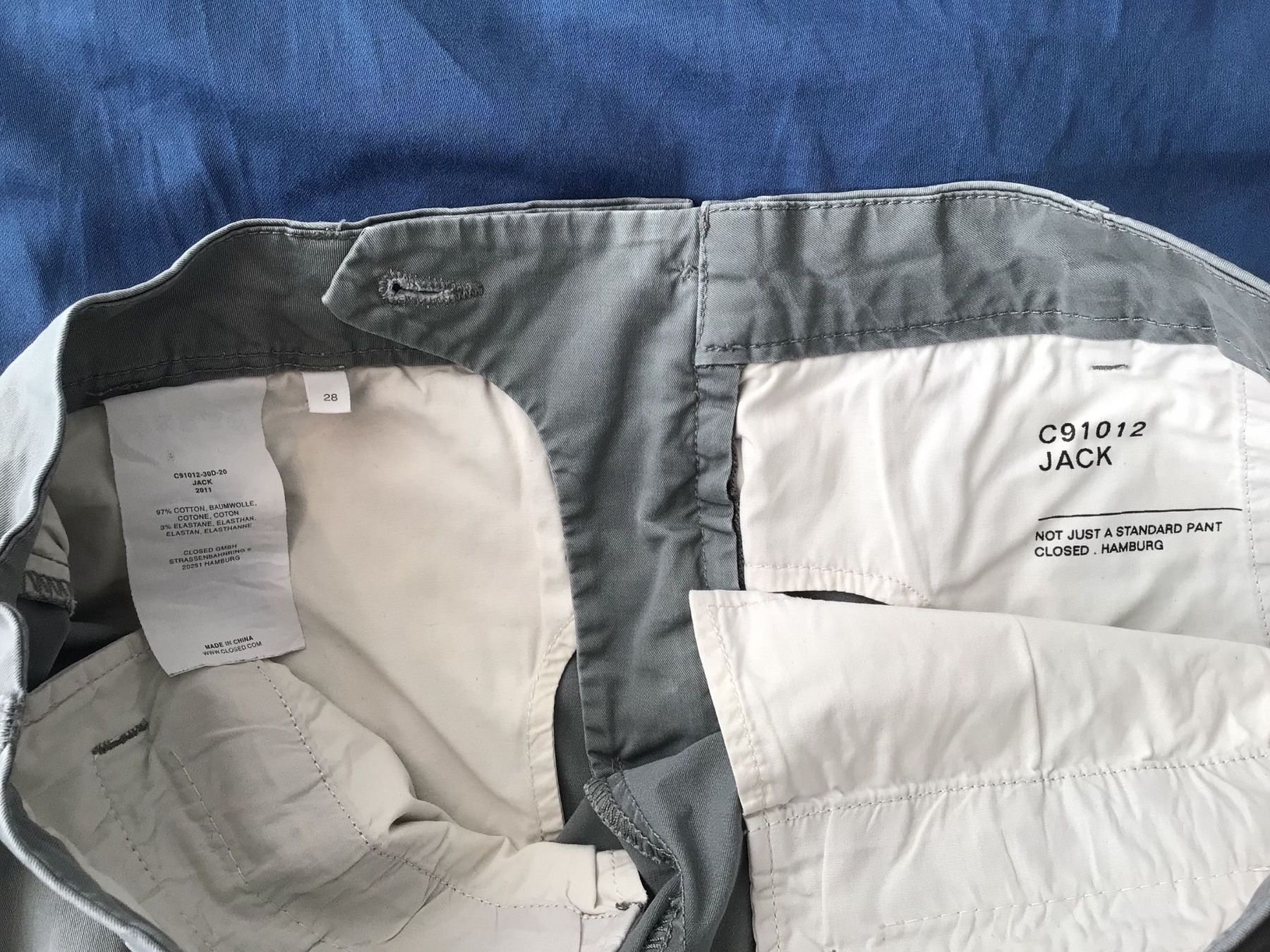 Closed Pantaloni: Closed Chinohose Jack – Usato da Bassersdorf venduto da heyland 2