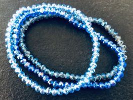 SCHÖNE ARMBÄNDER 3 STÜCK BLAU