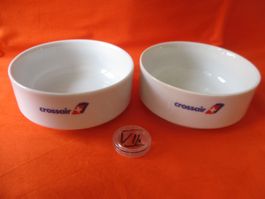 Crossair Schalen, Langenthal Porzellan