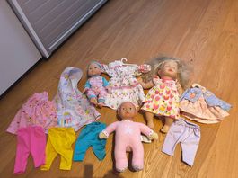 Baby Born  / Baby Annabell Puppen mit diversen Kleider