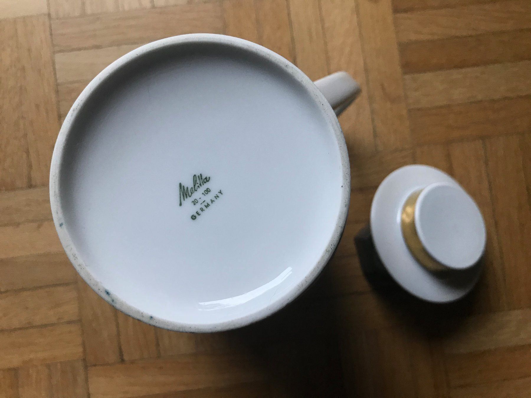 Melitta Set di piatti: Deckel v. Kaffeeservice Melitta Hamburg – Usato da Basel venduto da jillybean 4