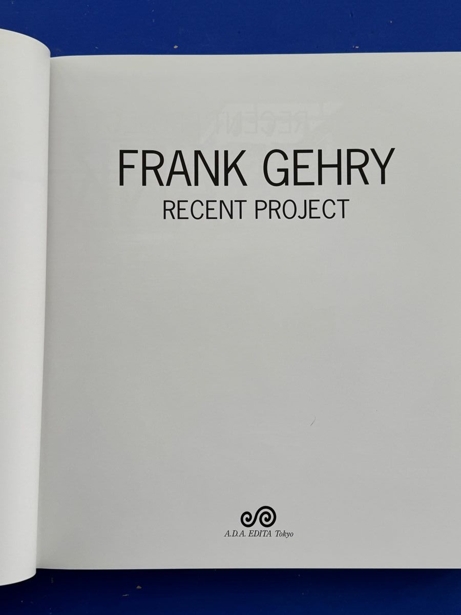 Libri: Frank Gehry. Recent Project. Architektur – Usato da Adliswil venduto da buch_und_kunst 1