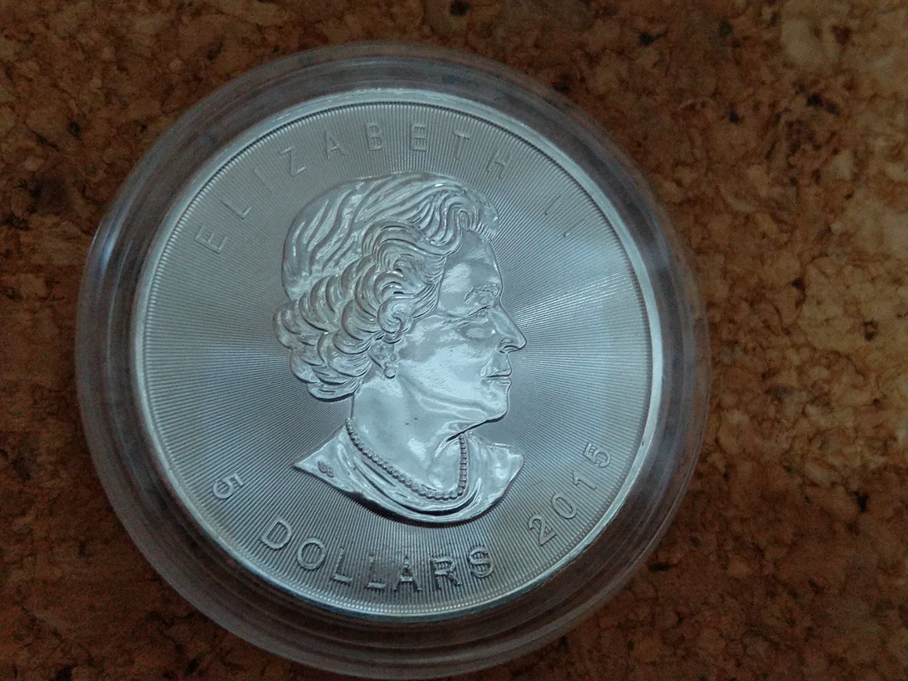 Alle Münzen: Silber Maple Leaf 1 oz - 2015 – Gebraucht aus Dättlikon von Quarz58 3