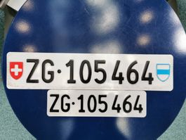Zuger Kontrollschild Nummernschild ZG105464