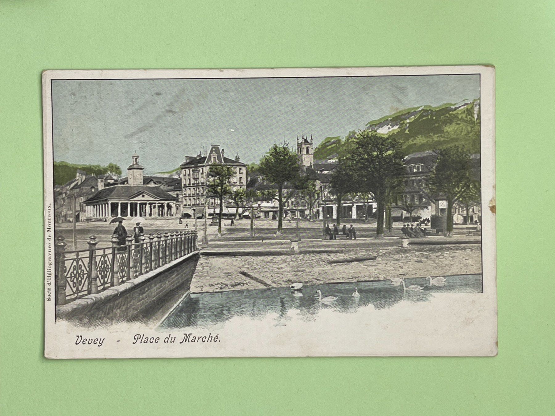 Cartoline postali: Vevey - Place du Marché – Usato da Steg VS venduto da _vinci_