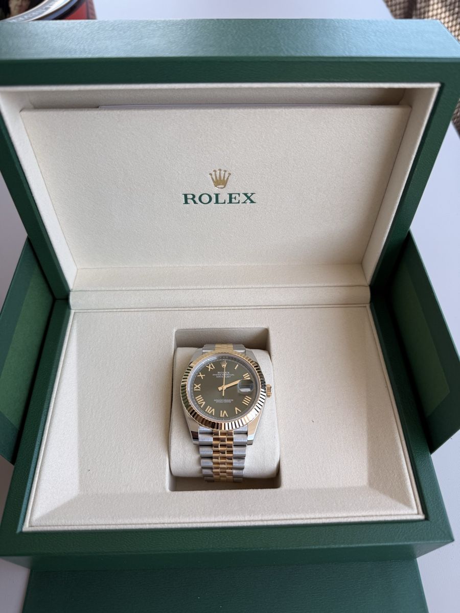 Rolex Montres: Rolex datejust 41mm or jaune cadran vert – Neuf (Voir description) à Prilly par bcm15 3