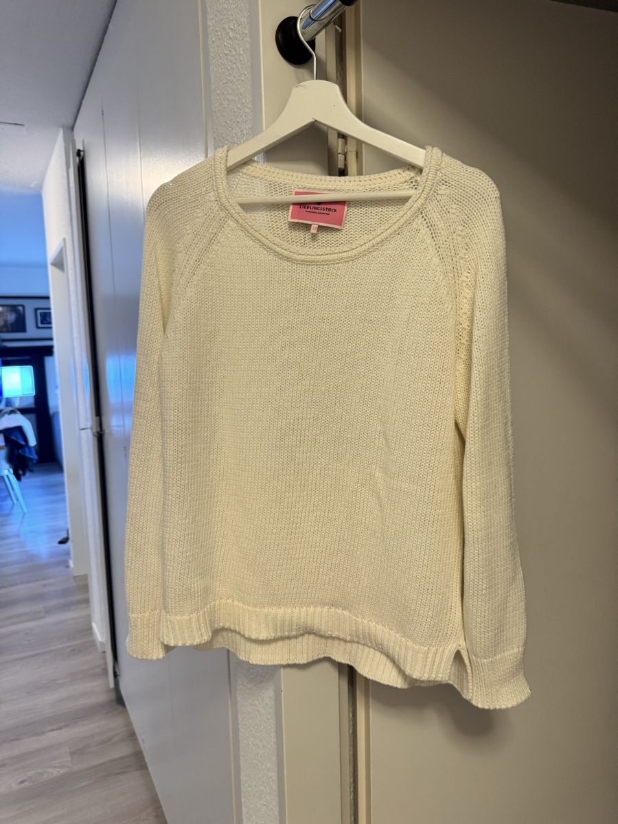 Lieblingsstück Pulls & Sweat-shirts: LIEBLINGSSTUECK Pullover Baumwolle Weiss Groesse 38 – Neuf (Voir description) à zürich par dalia06