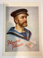 Plakat Zigarette, Players Navy cut, Matrose, Vintage