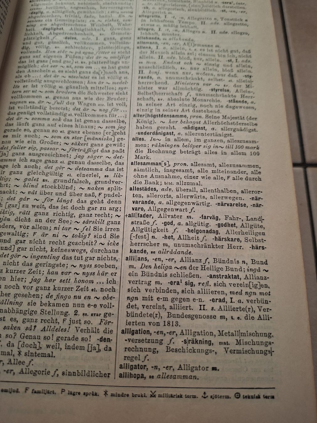 Bücher: Wörterbuch Schwedisch - Deutsch 1922 – Gebraucht aus Meierskappel von rigihans 3