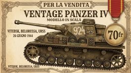 Panzer IV scala modello camuffato usato