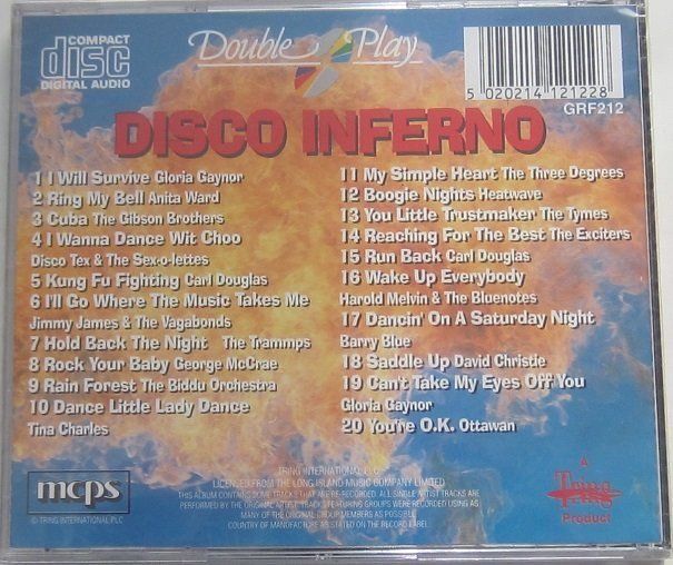 CD: Disco Inferno – Nuovo e nell'imballaggio originale da Grüningen venduto da azulverde 1