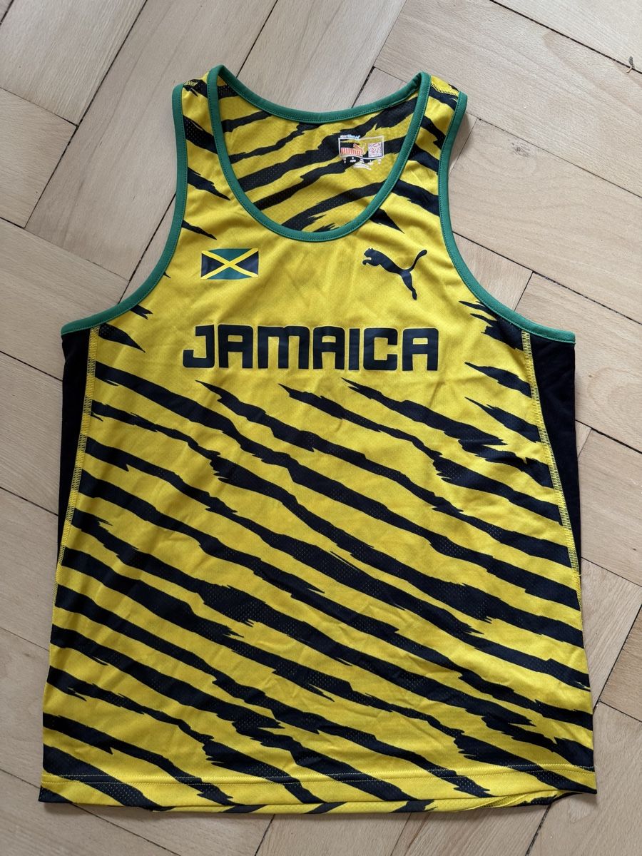 Puma T-Shirts: Team Jamaica Singlet (M) – Gebraucht aus Bern von Laufsport3000