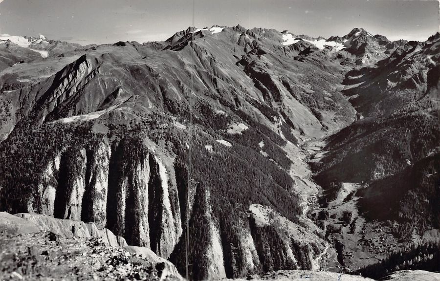 Cartoline postali: ALPIN: Breithorn, Binntal, um 1940 – Usato da Frauenfeld venduto da POML
