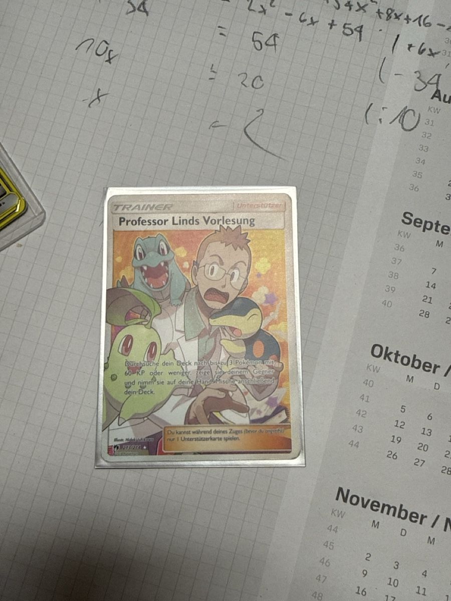 Pokémon Cartes à collectionner: Professor Linds Vorlesungen – D'occasion à Appenzell Meister. par ROMDIE10
