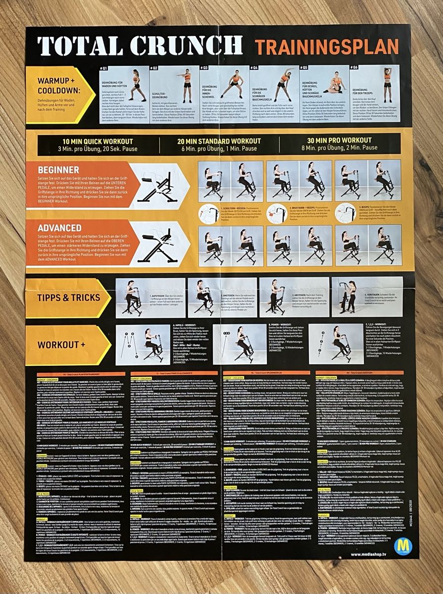 Hometrainer: Total Crunch Fitnessgerät – Usato da Dällikon venduto da la-farfalla 4
