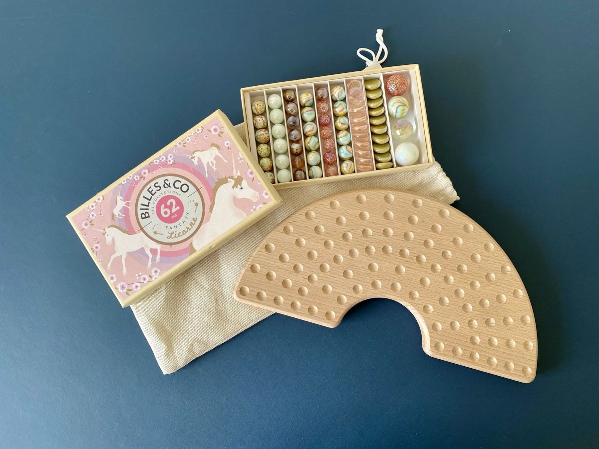 Giocattoli: BILLES & CO  Murmel Set mit Holzbogen – Usato da Zürich venduto da Franziska-