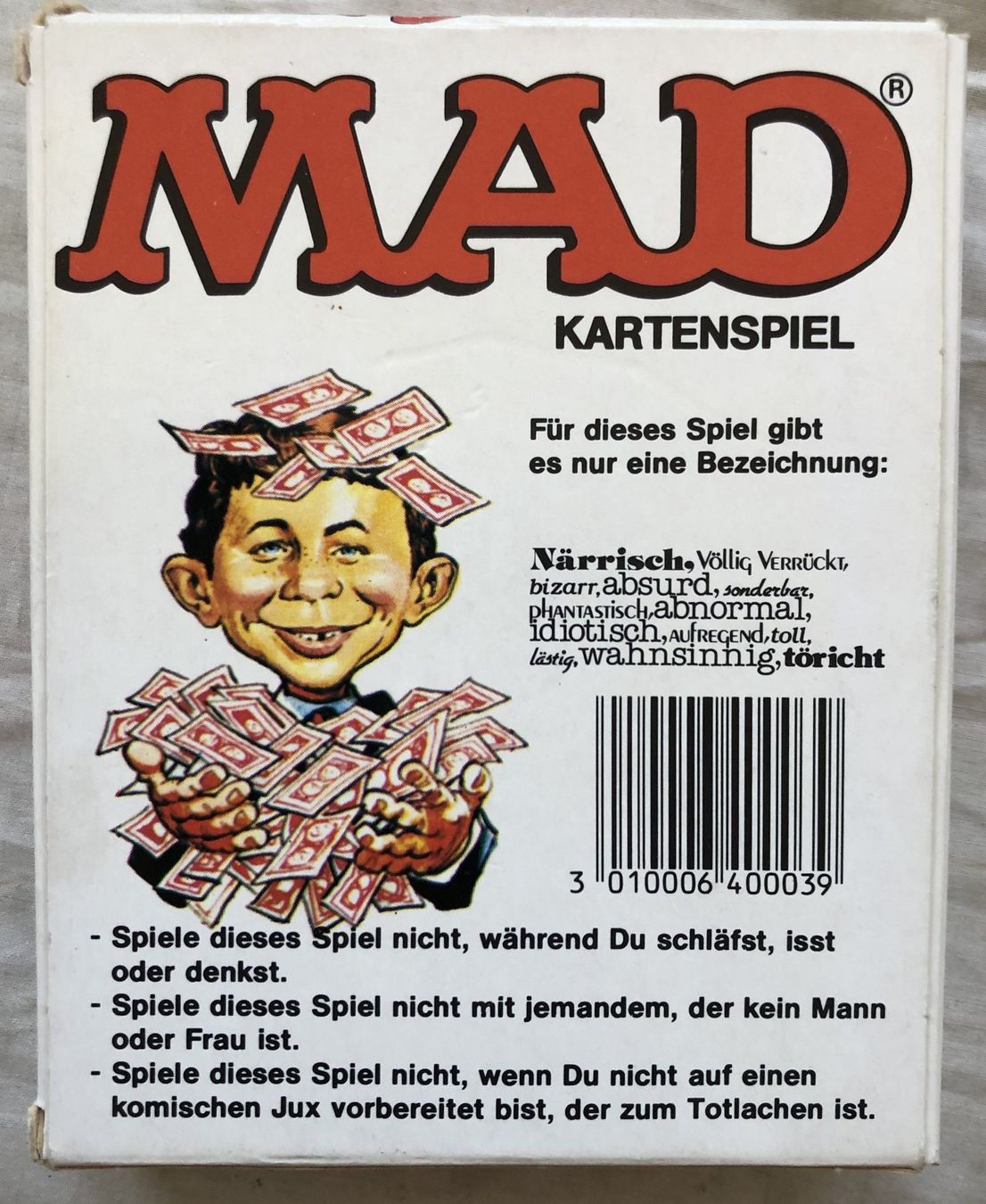 Parker Jeux: MAD - Kartenspiel – D'occasion à Schaffhausen par durruti 4