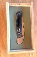 Laguiole l'eclair Sackmesser mit Holzbox