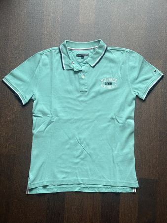 Tommy Hilfiger Poloshirt Denim, Mint, Gr. 152, Top!
