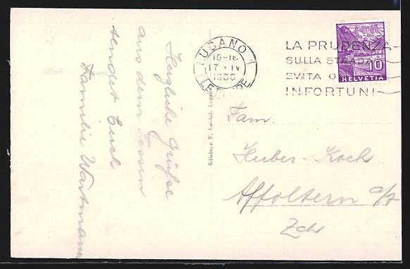 Cartoline postali: AK Lugano, Monte S. Salvatore, 1936 – Usato da Berlin venduto da bartko-reher 1