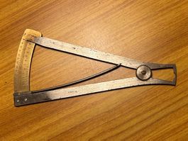 Antik Zehntelmass Bügelmikrometer Werkzeug Uhrmacher Vintage