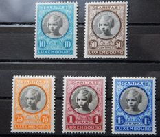 Luxemburg Kat. 192-196 ** 1927